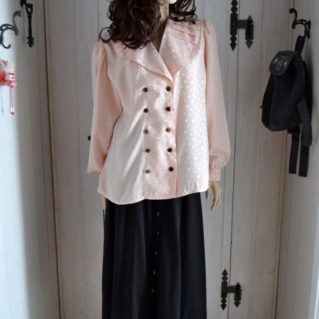 Bluse Langarm lachsfarben