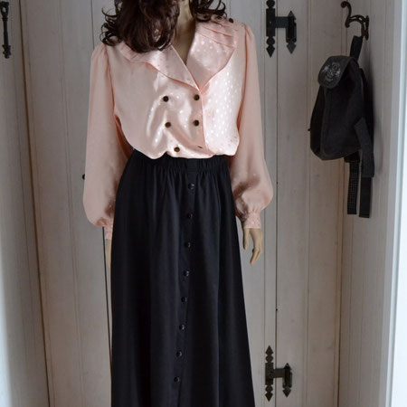 Bluse Langarm lachsfarben