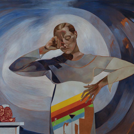 “Death and Resurrection,” 1998-2011. Oil on canvas, 100 x 150 cm