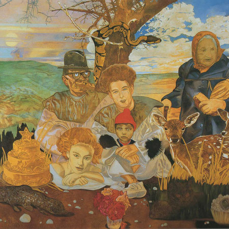 " My first dream ", 1994. Oil on canvas, 130 x 150 cm