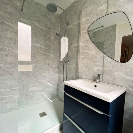 La nouvelle salle de bain
