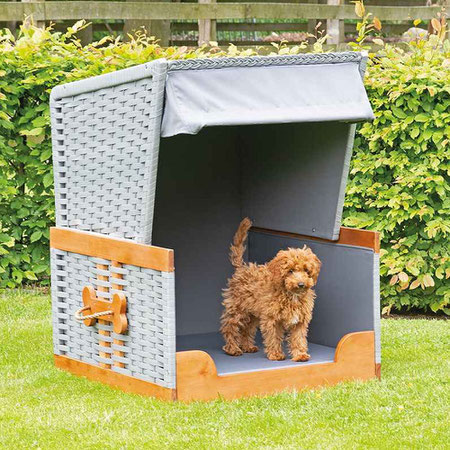 Hundestrandkorb Best Friend von Sunny Smart - grau