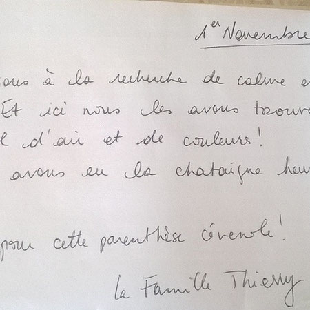 Quel bol d'air et de couleurs ! Et nous avons eu la châtaigne heureuse !