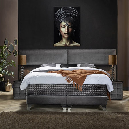 Serta Boxspringbett Brut_Safari für Möbelhäuser und Möbelhandel – präsentiert durch die Vertriebsvertretung Marco Krüll.