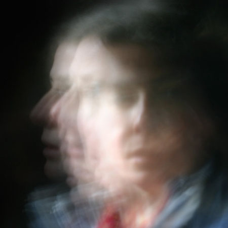 Autoportrait, mouvement d'un visage - photographie sur dibond - 40x60 cm - 2014 - M.Pavlïn