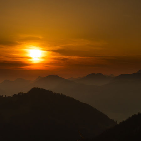 Sonnenaufgang, Allgäu Alpen