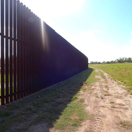 Grenzzaun, an der Grenze zu Mexiko!