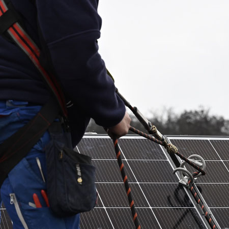 SolarMouflon Sicherungsystem für Solaranlangen