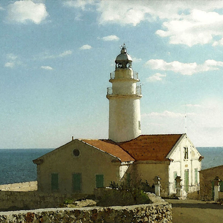 Faro Cap Capdegera - Mallorca 40x30