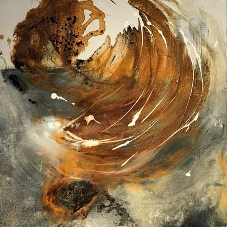 60x80 cm Leinwand  - stürmisch1 - 750