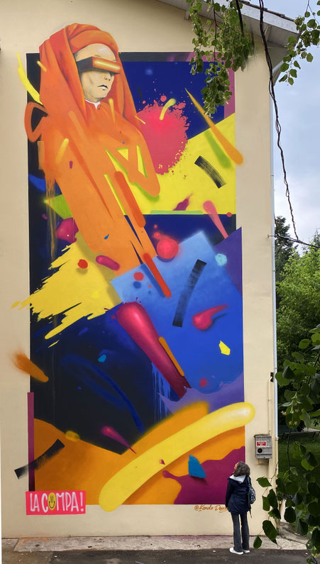 fresque murale street art de Kendo