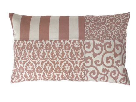 Designer Dekokissen 40x65 cm handbedruckt Rosi