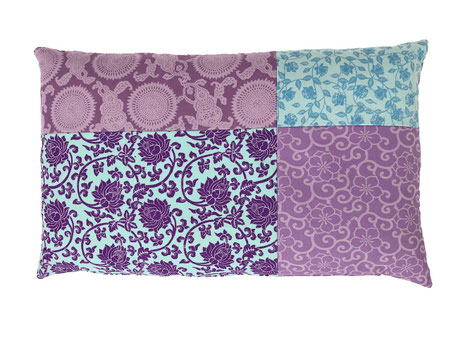 Hochwertiges Designer-Dekokissen 40x65 "Purpur" 