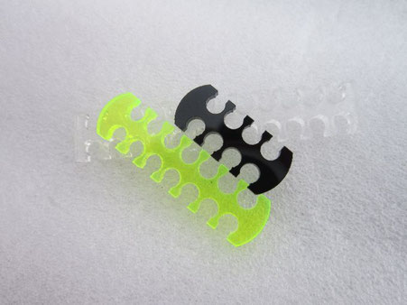 laser cutting acrylic pins 