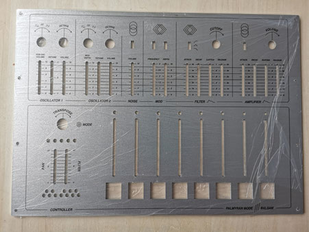 Stainless steel face panel 