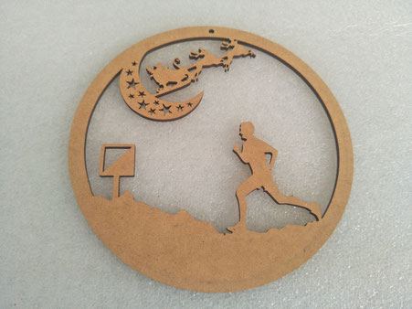 MDF laser cutting for ornaments 