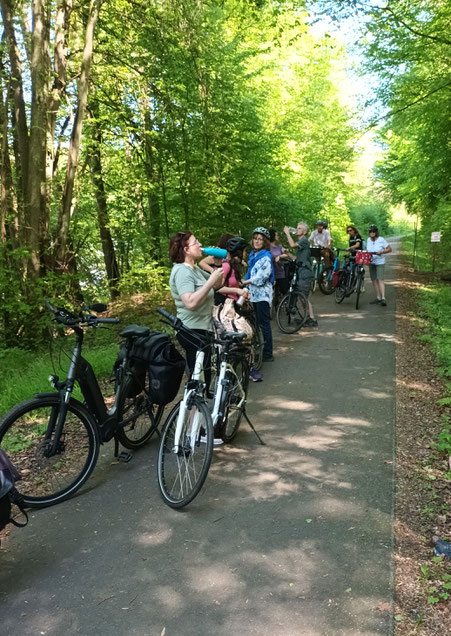 ©Privat - Pause während der Radtour
