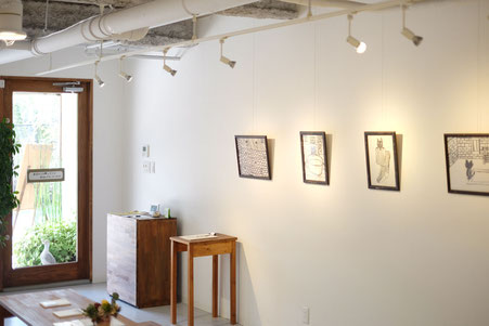 ギャラリーこもれびでの展示風景