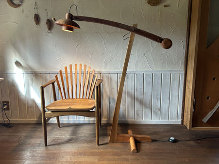 木製ランプ　おしゃれなランプ