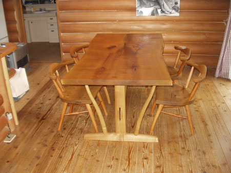ダイニングテーブル　セット　木のテーブル　木の椅子