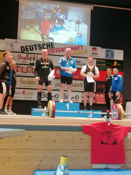 Volker Beuthling errang die Bronzemedaille