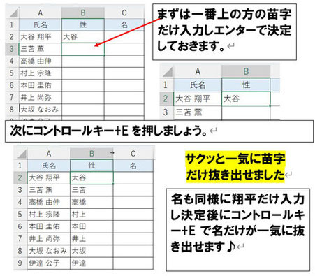 堺市ワンステップパソコン教室エクセルフラッシュ機能