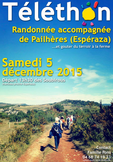 Rando Téléthon de Pailhères 2015