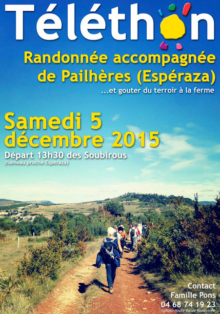 Rando Téléthon de Pailhères 2015