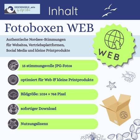 Hinweis, dass Verkauf des digitalen Produktes Nordsee-Fotobox über Digistore 24 erfolgt