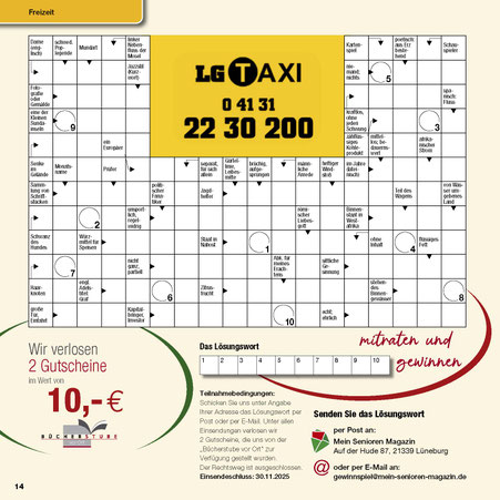 MSM Ausgabe Herbst 2025 - Nr. 46 – Schwedenrätsel 