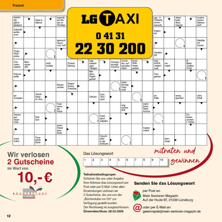 MSM Ausgabe Winter 2025 - Nr. 47 – Schwedenrätsel 