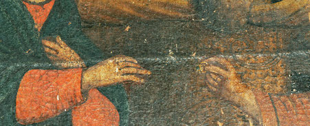 Felce - Chapelle de Milaria - Le mariage de la Vierge (détail)
