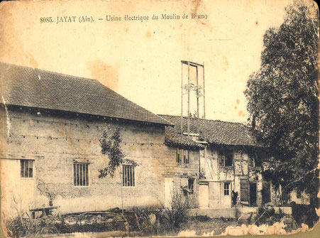 Moulin de Bruno usine électrique en 1917
