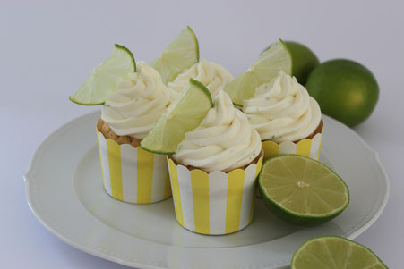 Limetten Lime Cupcakes Muffins Zitronen Mascarpone Frischkäse