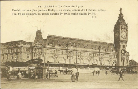 Rückkehr nach Paris, Gare de Lyon: Was ist schon eine der größten Turmuhren der Welt gegen das Licht und die Wärme des Südens?