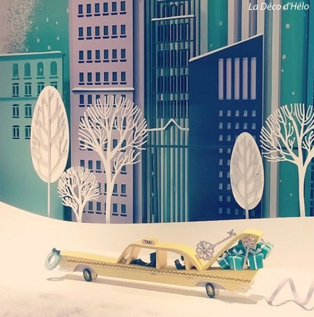 Vitrine Tiffany's pour Noël 2014, à Barcelone.