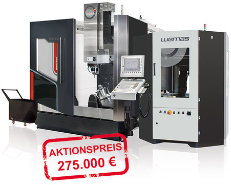 WEMAS VZG 65 5 A Generation II mit Automation, Aktion 2020, CNC Maschinen, Vertrieb österreich Toolart Maschinen und Präzisionswerkzeuge