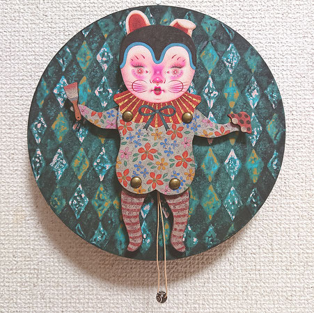 ポポトピアあっぷっぷパレード - 足立絵美 日本画展