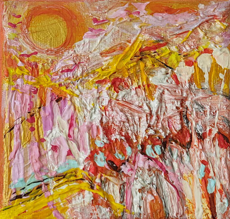 Elisabeth Augendre artiste peintre en Ariège acrylique impressionnisme paysage 62