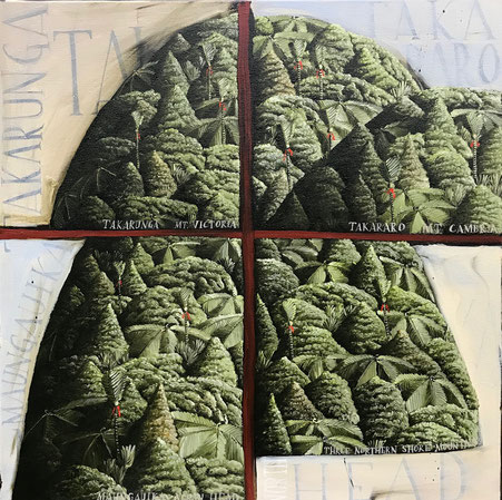 'Northhead', 50 x 50 cm, Oil on canvas 2018
