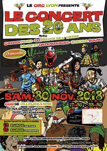 circ centre 30 novembre 2013 affiche