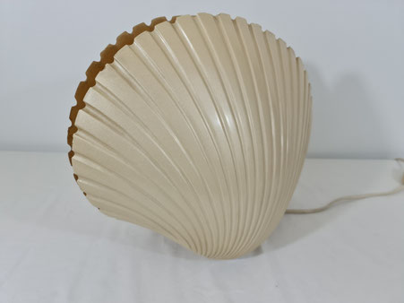 Lampe Coquillage en fibre de verre de Michele Mahé vers 1970