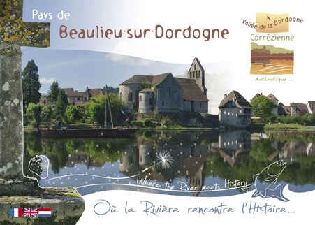 Brochure - Office de Tourisme de Beaulieu-sur-Dordogne - Ludovic PETNIOT - Graphiste Brive - Studio de Création