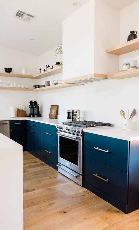 Impressiefoto Keuken met vloer in huis