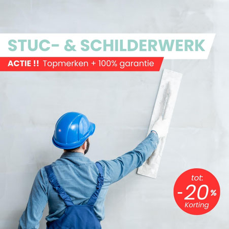 Expert aan huis voor je STUC- & SCHILDERWERK