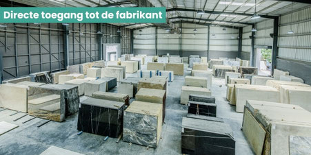 Fabriek met keramische tegels