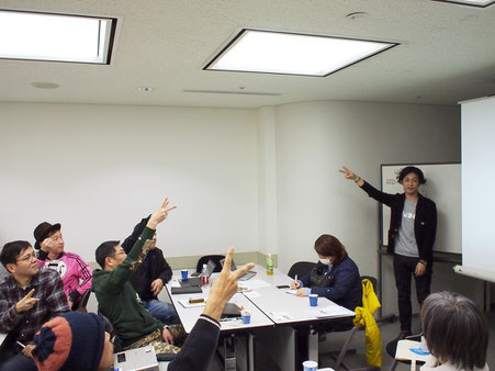 Jimdoグループ相談会in福岡 Jimdoグッズ争奪じゃんけん大会
