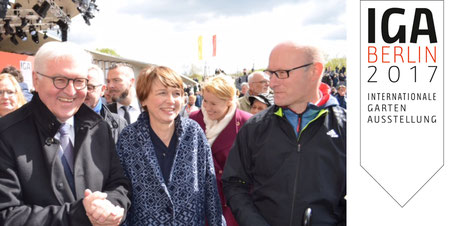 Dirk Hollenhorst mit Bundespräsident Frank-Walter Steinmeier und First Lady Elke Büdenbender