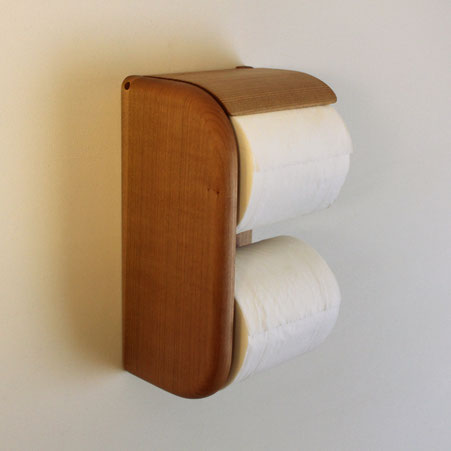 トイレットペーパーホルダー2個タイプ（アメリカンチェリー）