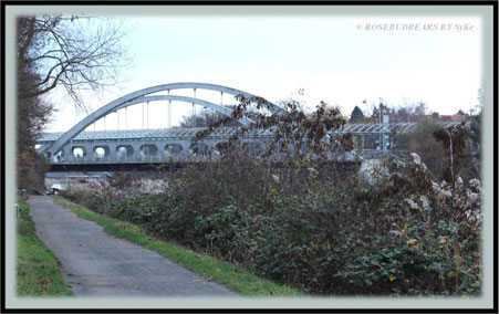 Start und Ziel: Mittellandkanal am Buchholzer Bogen mit Noltemeyerbrücke